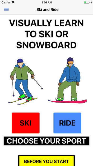 I Ski and Ride App screenshot