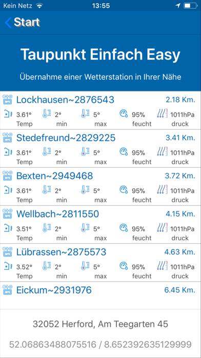 Taupunkt Einfach Easy Schermata dell'app