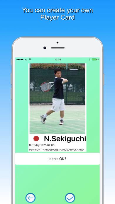 Tennis Score & Card Pro App-Screenshot #3