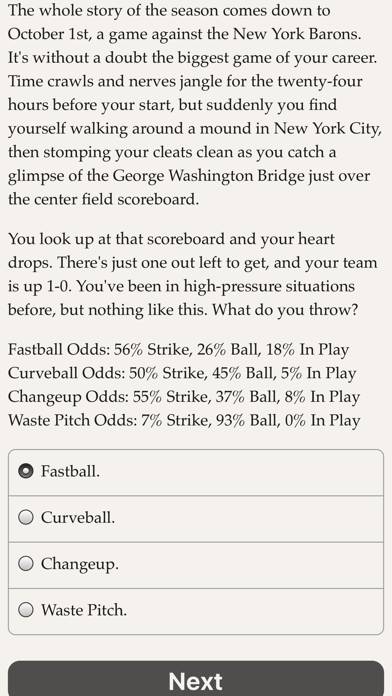 The Fielder's Choice App screenshot #2