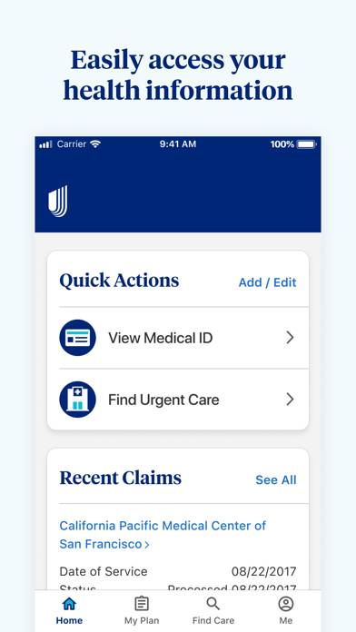 UnitedHealthcare App screenshot #1