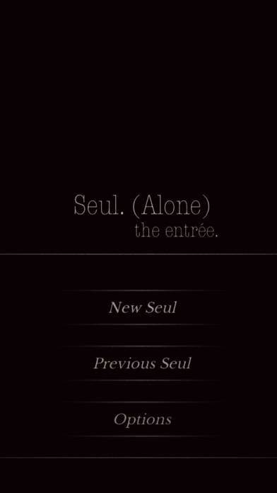 Seul.(Alone) The entrée App screenshot #1