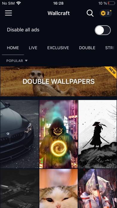 Wallcraft – Wallpapers Live・4K Capture d'écran de l'application #3