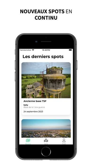 Drone Spot : Météo et Carte Capture d'écran de l'application