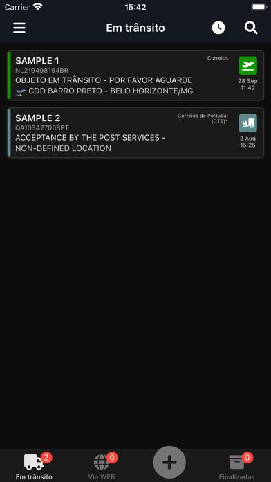 Rastreador de Encomendas Capture d'écran de l'application #2
