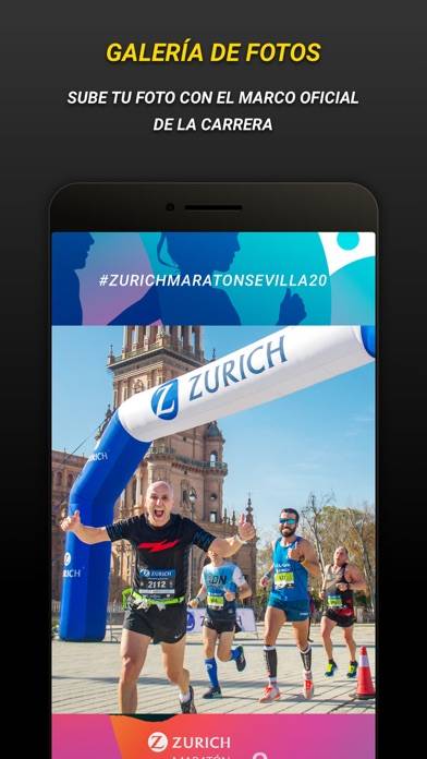 Zurich Maratón de Sevilla Captura de pantalla de la aplicación