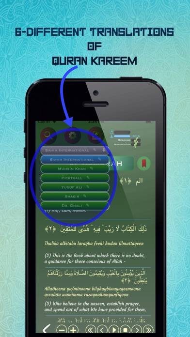 Offline Quran Audio Reader Pro Uygulama ekran görüntüsü #4