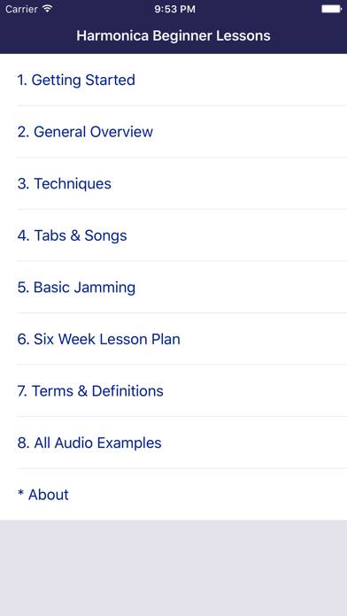 Harmonica Beginner Lessons App screenshot #1