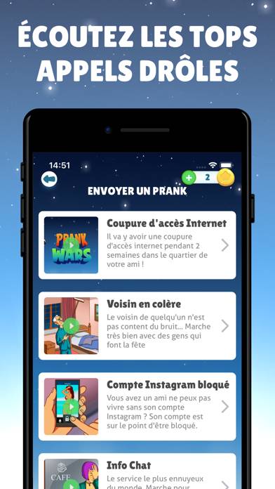 Prank Wars Blague Telephonique Schermata dell'app #3