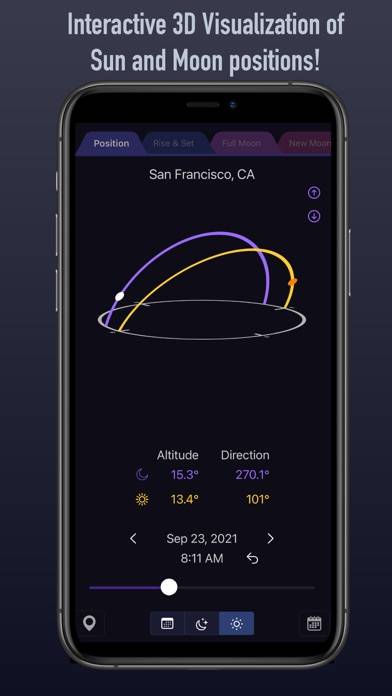 Moon Calendar Plus App screenshot #3
