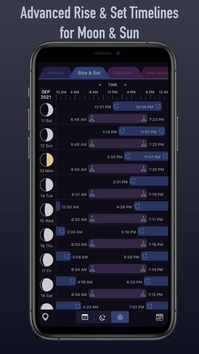Moon Calendar Plus Captura de pantalla de la aplicación #4