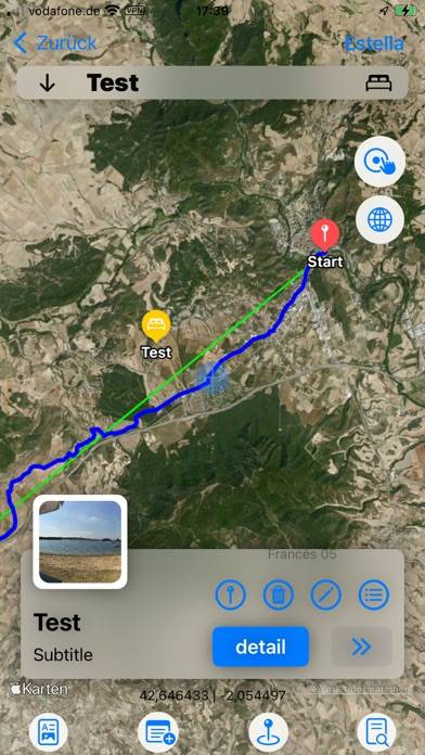 Camino Map App-Screenshot #3