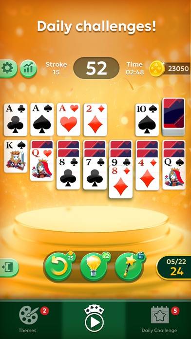 Solitaire Spiel-Screenshot