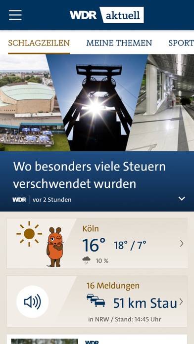 WDR aktuell App screenshot #1