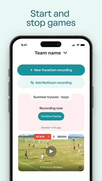 Trace Teams App screenshot