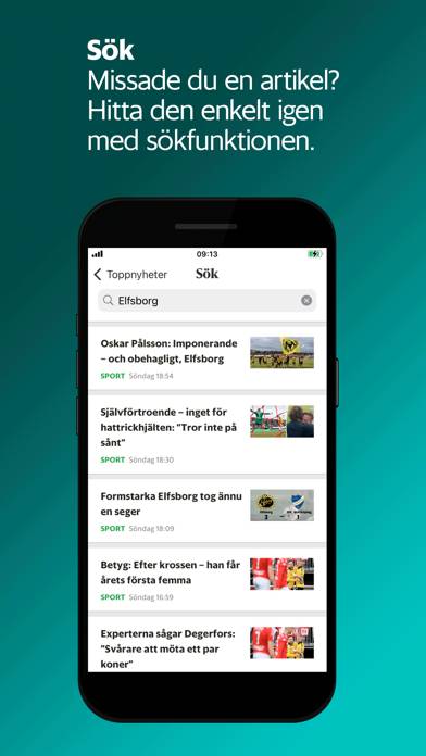 MinBT App skärmdump