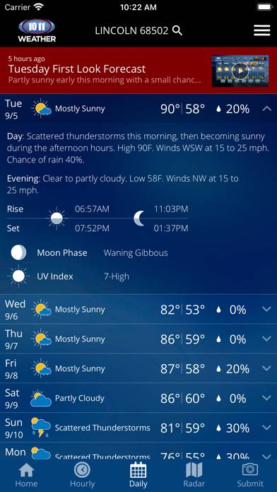 10/11 NOW Weather App screenshot #3