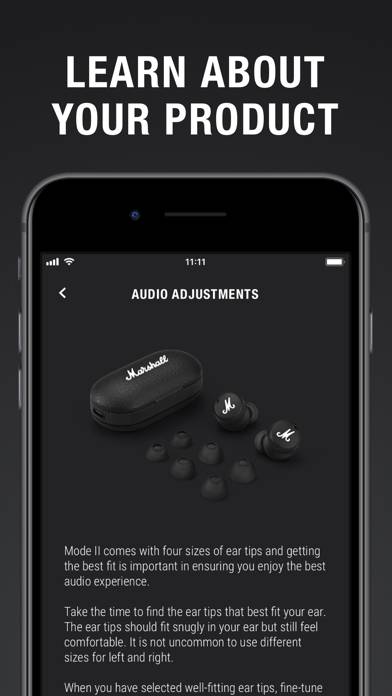 Marshall Bluetooth Schermata dell'app #6