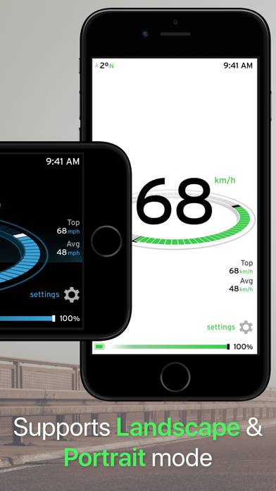Speedometer One Speed Tracker Captura de pantalla de la aplicación #2
