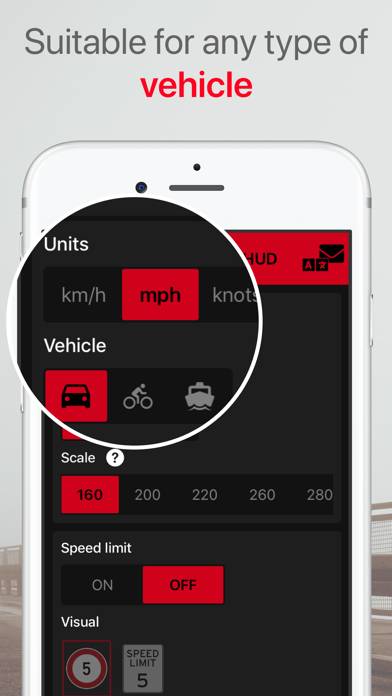 Speedometer One Speed Tracker Captura de pantalla de la aplicación #4