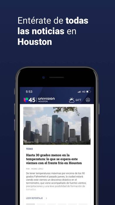 Univision 45 Houston App screenshot #3