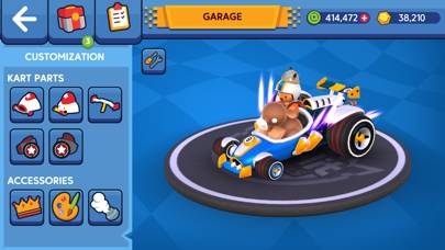 Starlit On Wheels: Super Kart Captura de pantalla de la aplicación #4
