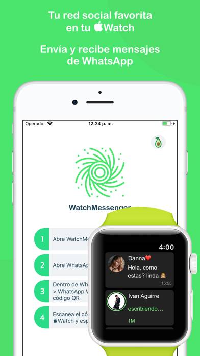 WatchMessenger: for WhatsApp Uygulama ekran görüntüsü #1