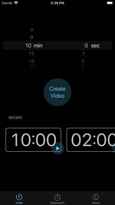 Pop Out Timer & Stopwatch Schermata dell'app #3