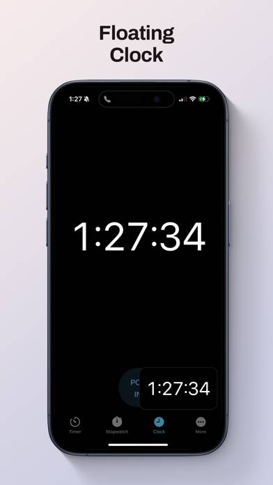 Pop Out Timer & Stopwatch App screenshot