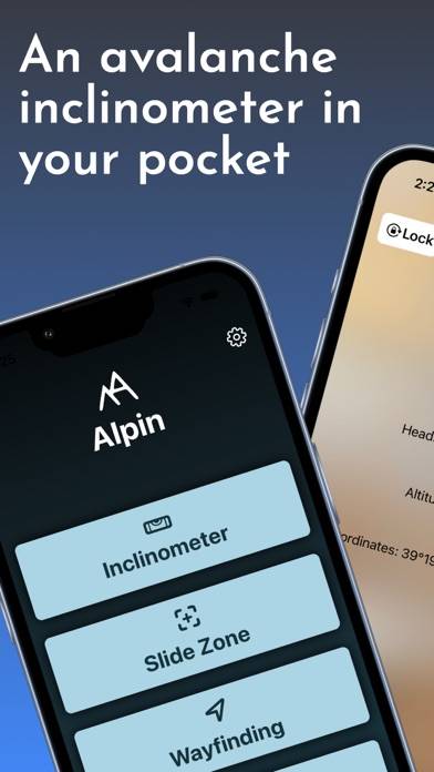 Alpin: Avalanche Inclinometer App screenshot #1