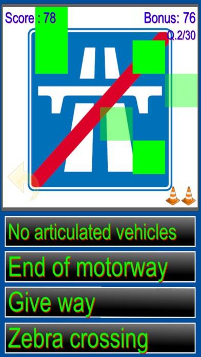 UK Road Signs Pro game screenshot