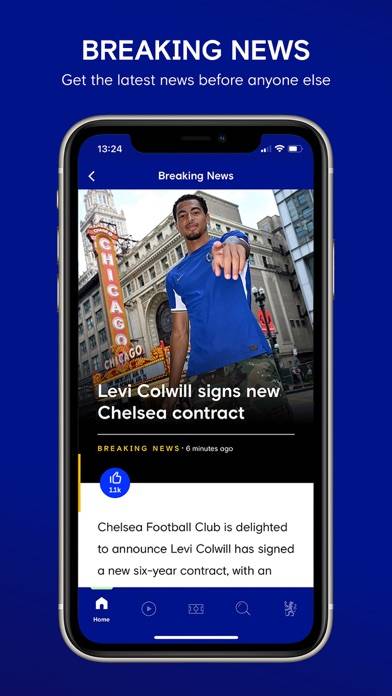 Chelsea FC Captura de pantalla de la aplicación #2