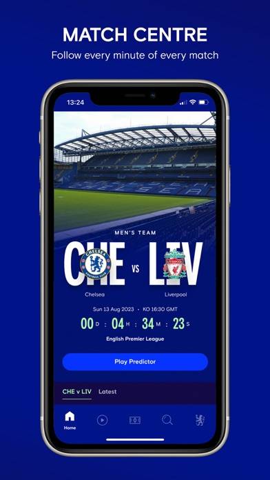 Chelsea FC Captura de pantalla de la aplicación #3