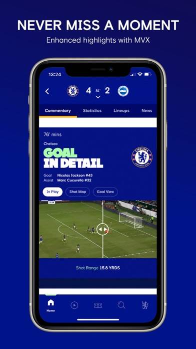 Chelsea FC Captura de pantalla de la aplicación #5