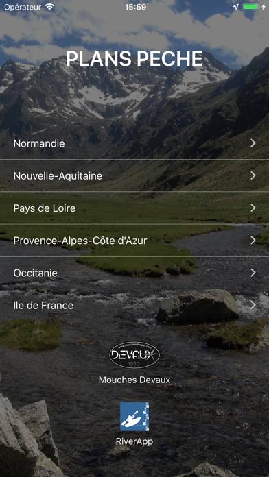 PLANS-PECHE en FRANCE Capture d'écran de l'application #1
