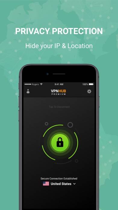 VPNHUB VPN & Wifi Proxy Capture d'écran de l'application #2