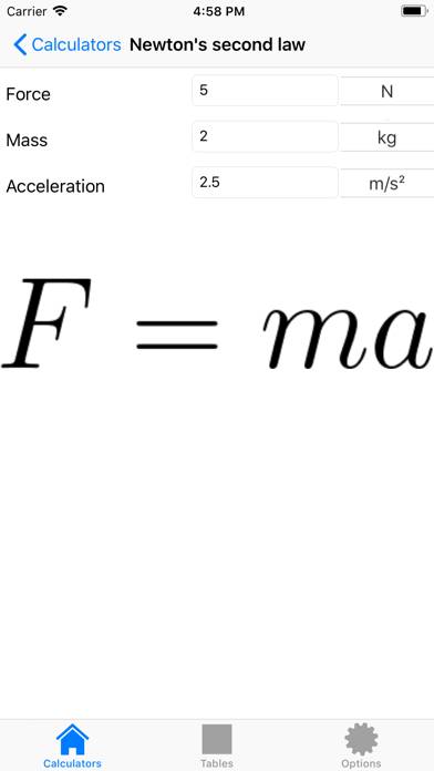 Physics Toolkit Pro Captura de pantalla de la aplicación #3