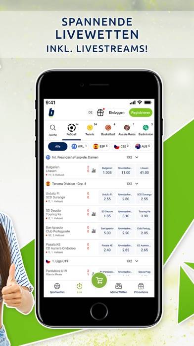 Bet-at-home Sportwetten App-Screenshot #2