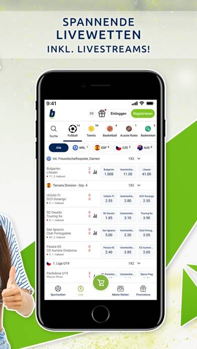 Bet-at-home App-Screenshot