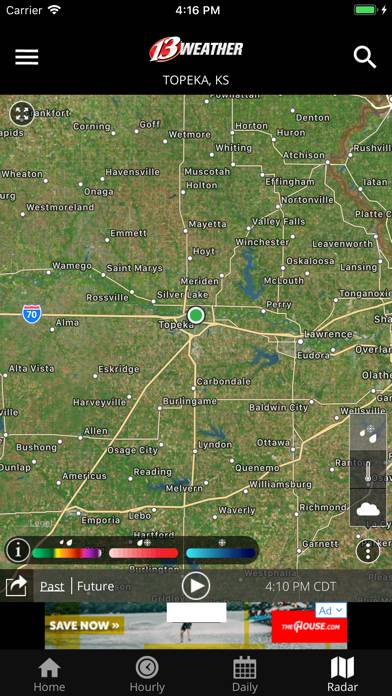 WIBW 13 Weather app App screenshot