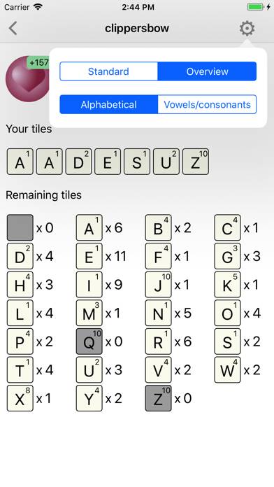 Wordfeud Tiles App screenshot #4