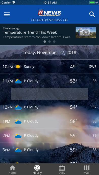 KKTV Weather and Traffic App screenshot
