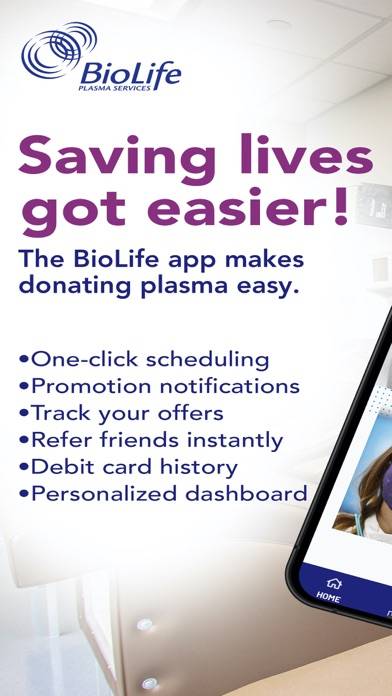 BioLife Plasma Services App screenshot #1