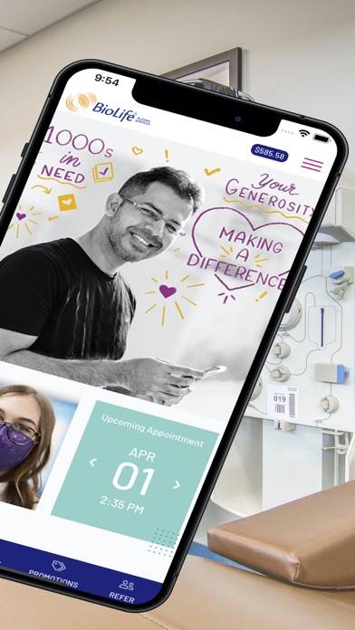 BioLife Plasma Services App screenshot #2
