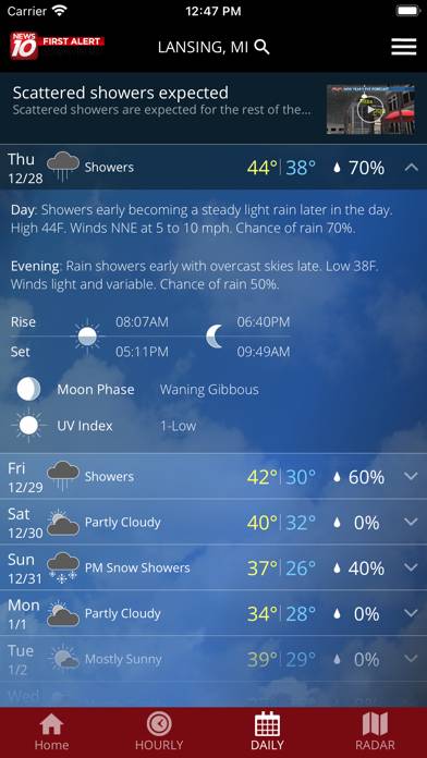 WILX First Alert Weather App screenshot #3