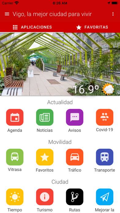 Vigo App Captura de pantalla de la aplicación #1