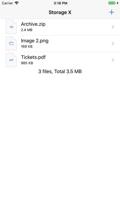 Storage X App screenshot #1