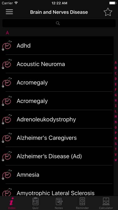 Brain and Nerves Disease App screenshot #1