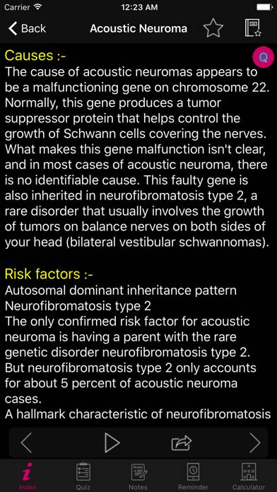 Brain and Nerves Disease App screenshot #4