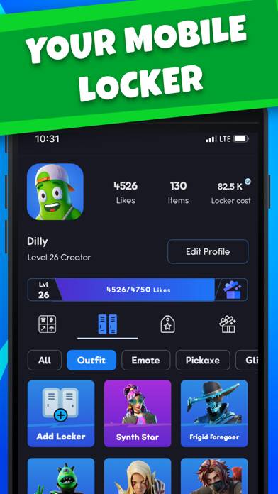 Dilly for Fortnite Mobile App Schermata dell'app #5